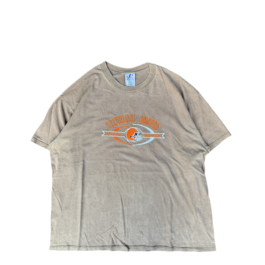 1990s Cleveland Browns Logo Athletic T-Shirt (2XL)