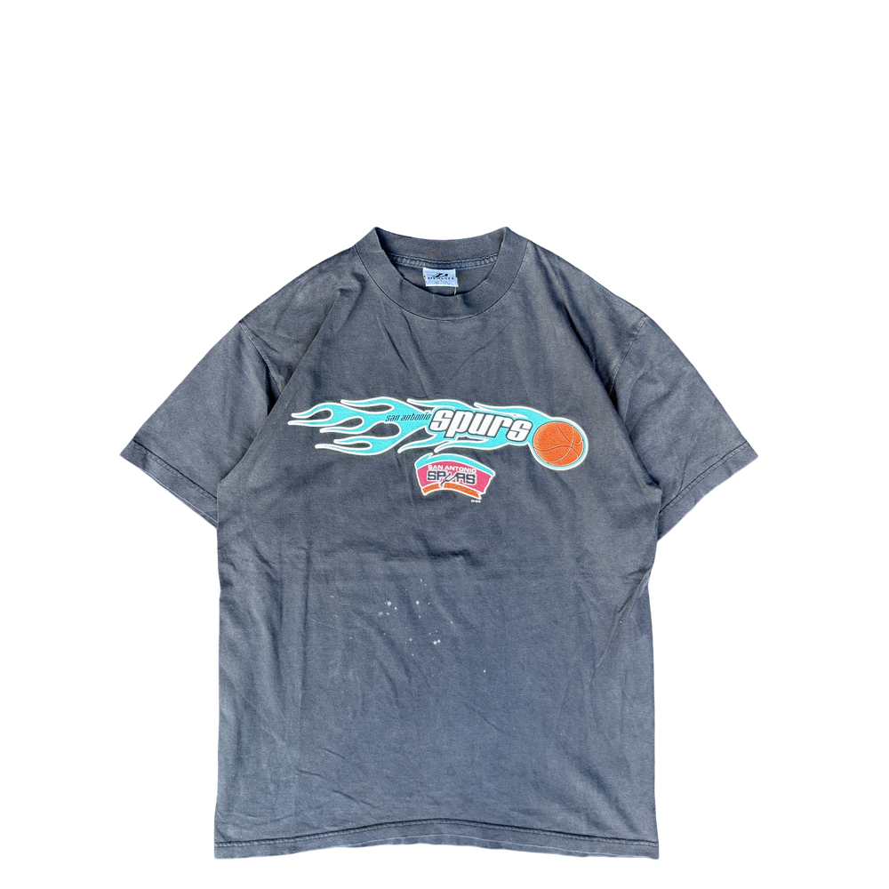 1990s San Antonio Spurs Flame Graphic Tee (L)