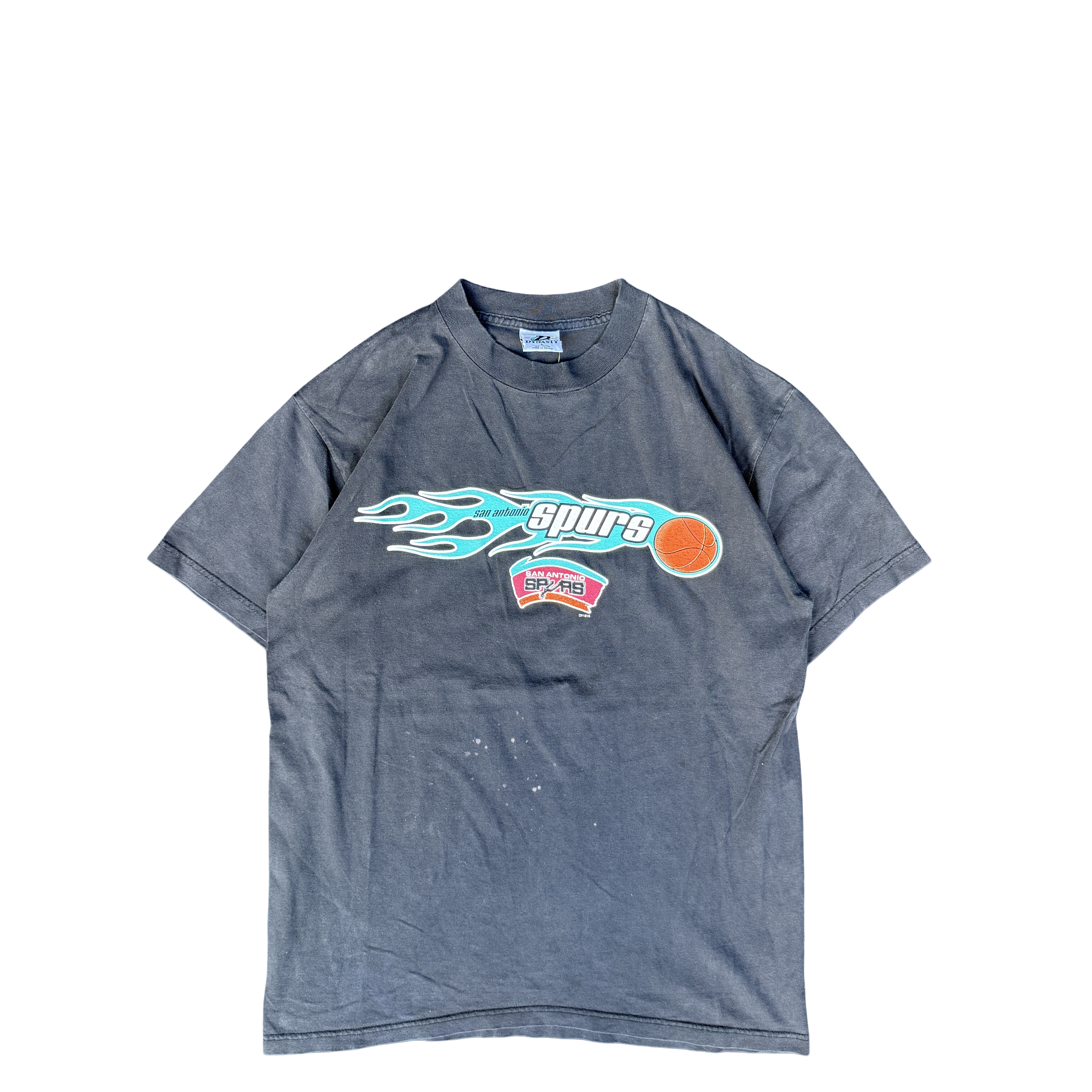 1990s San Antonio Spurs Flame Graphic Tee (L)