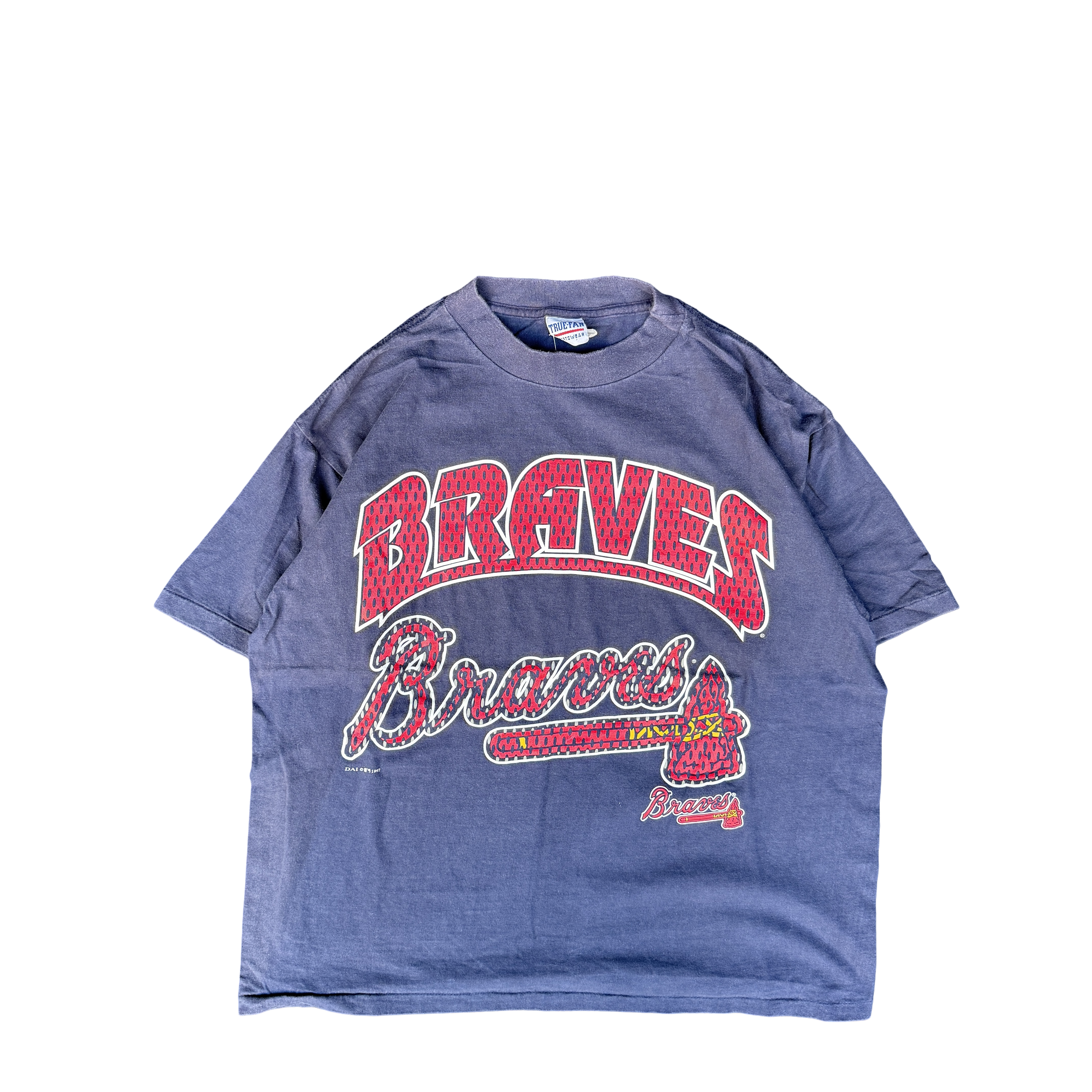1990s Braves True Fan Sportswear Graphic Tee (L)