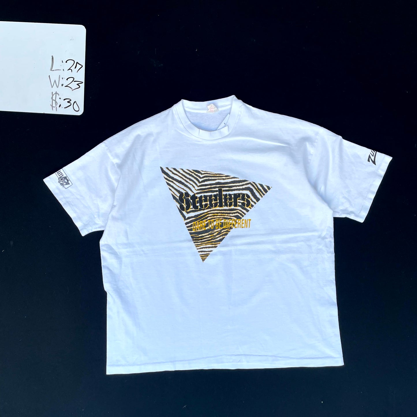 Zubaz Zebra Print Graphic T-Shirt (XL)