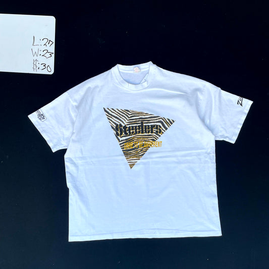 Zubaz Zebra Print Graphic T-Shirt (XL)