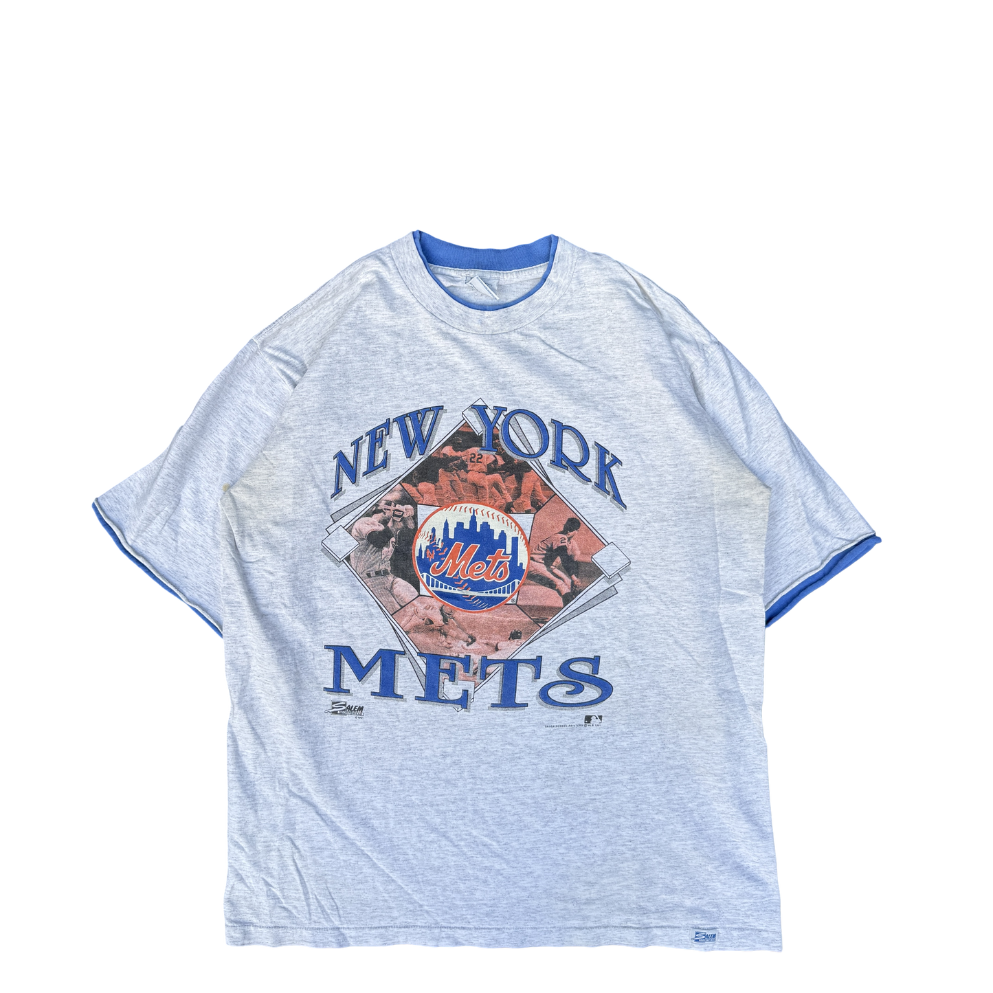 1990s Salem Sportswear New York Mets Graphic Tee (XL)