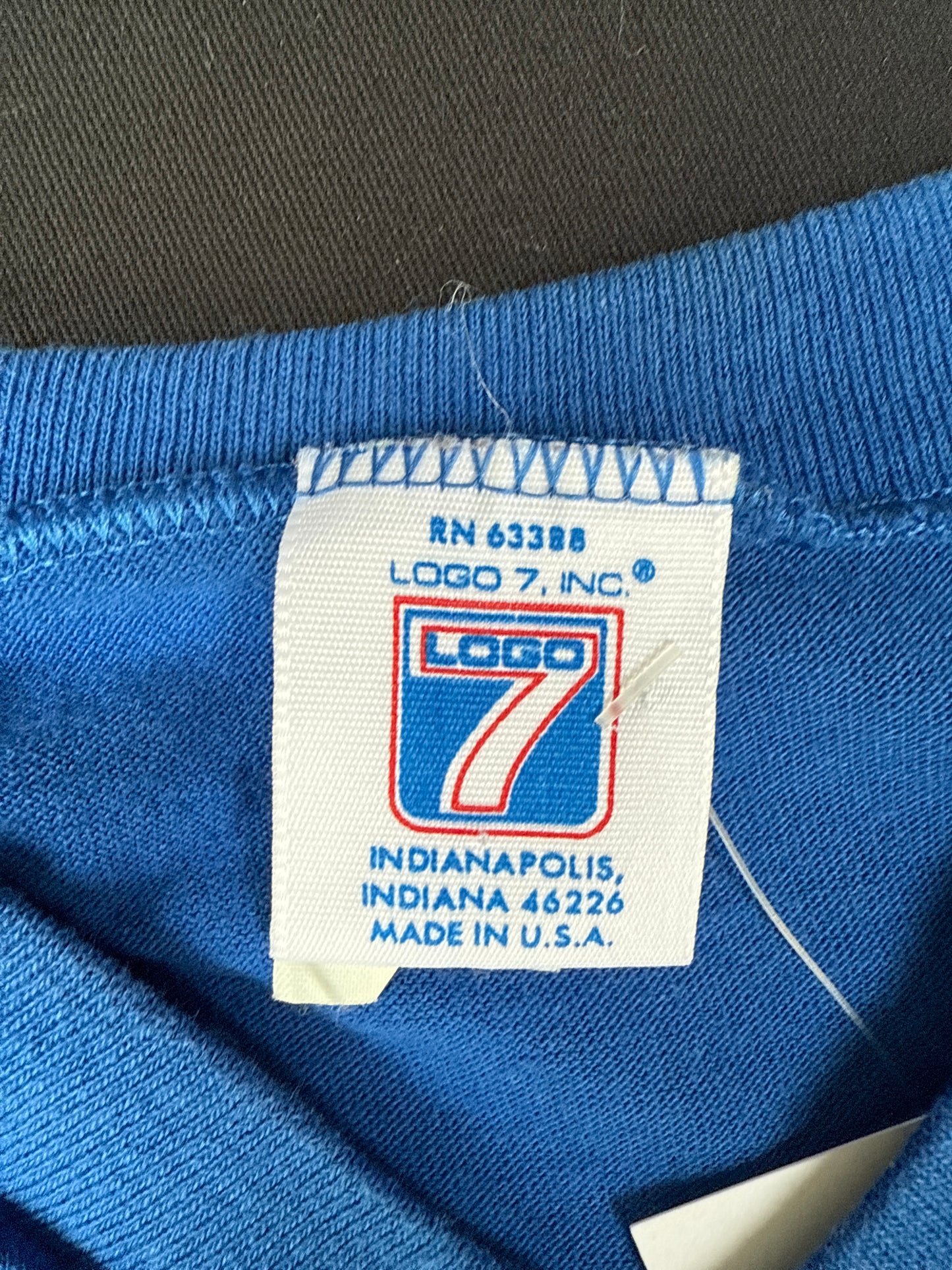 1990s New England Patriots Logo 7 Football Tee (M)