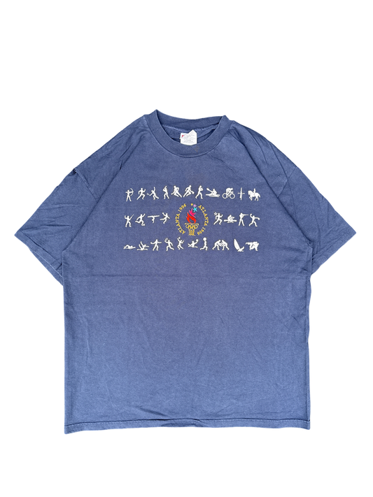 1996 Atlanta Olympics Hanes Heavyweight Graphic Tee (XL)