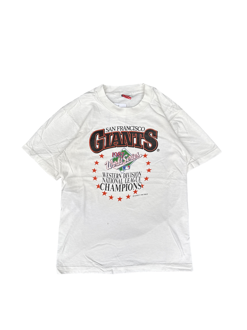 1987 San Francisco Giants Western Division Champions Tee (S)