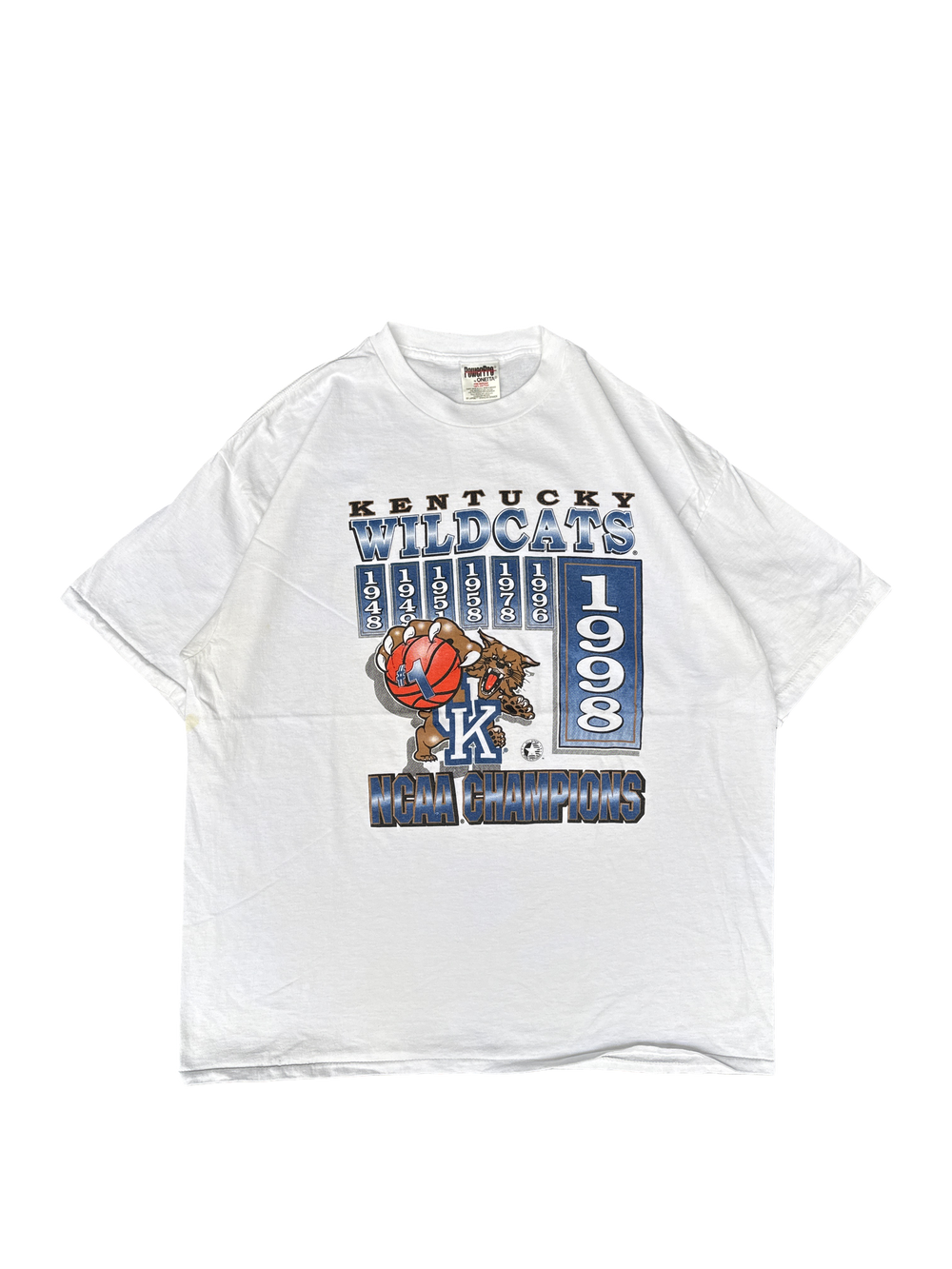 1998 Kentucky Wildcats NCAA Champions Graphic Tee (XXL)