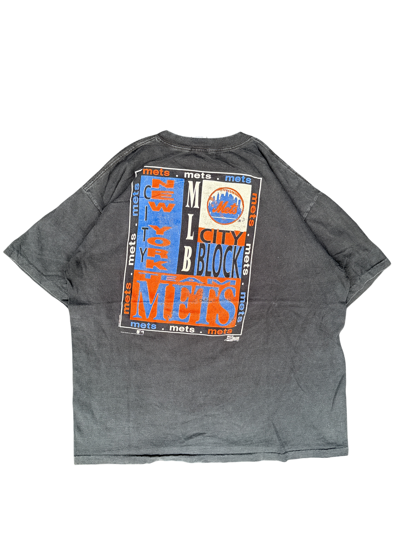 1990s Salem Sportswear New York Mets Graphic Tee (XL)