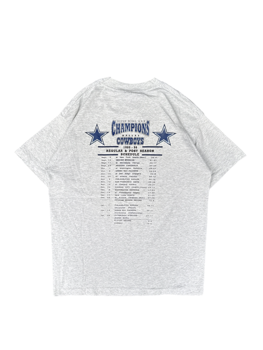 1996 Dallas Cowboys Super Bowl XXX Champions T-Shirt (L)