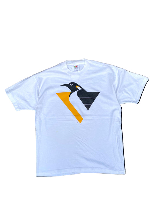 1990s Penguins Graphic T-Shirt (XL)