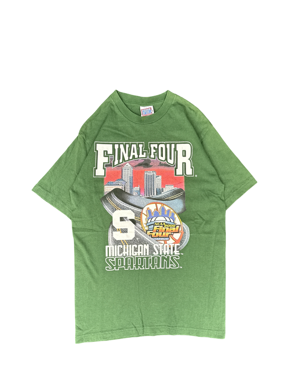 2000 Michigan State Spartans Final Four Graphic Tee (M)