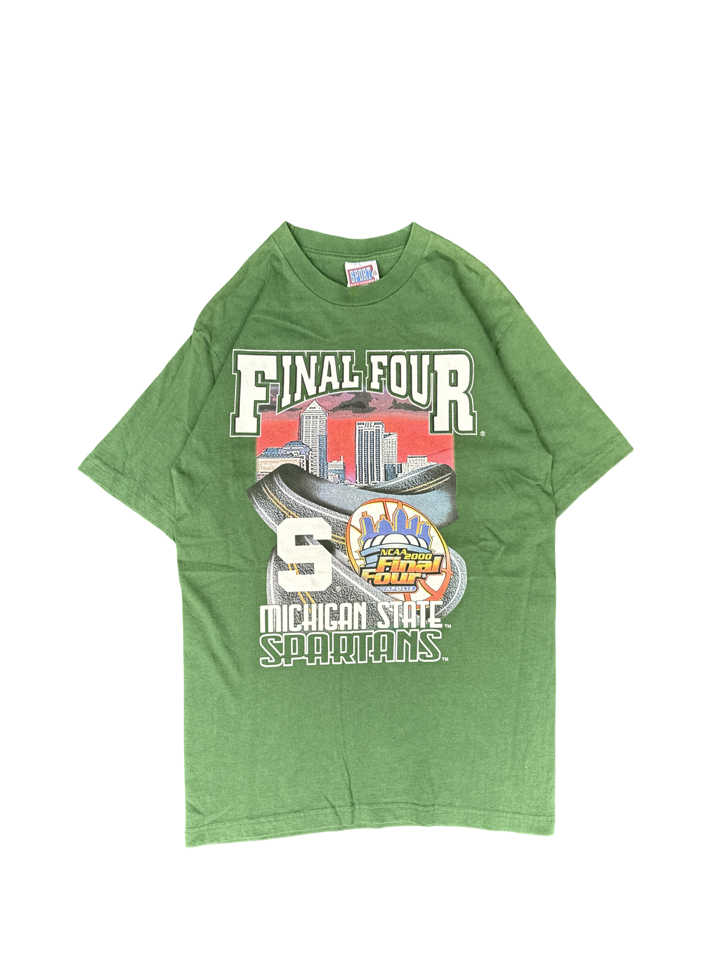 2000 Michigan State Spartans Final Four Graphic Tee (M)