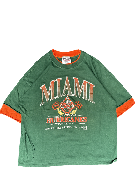 1990s Miami Hurricanes Team Edition Graphic Tee (XL)