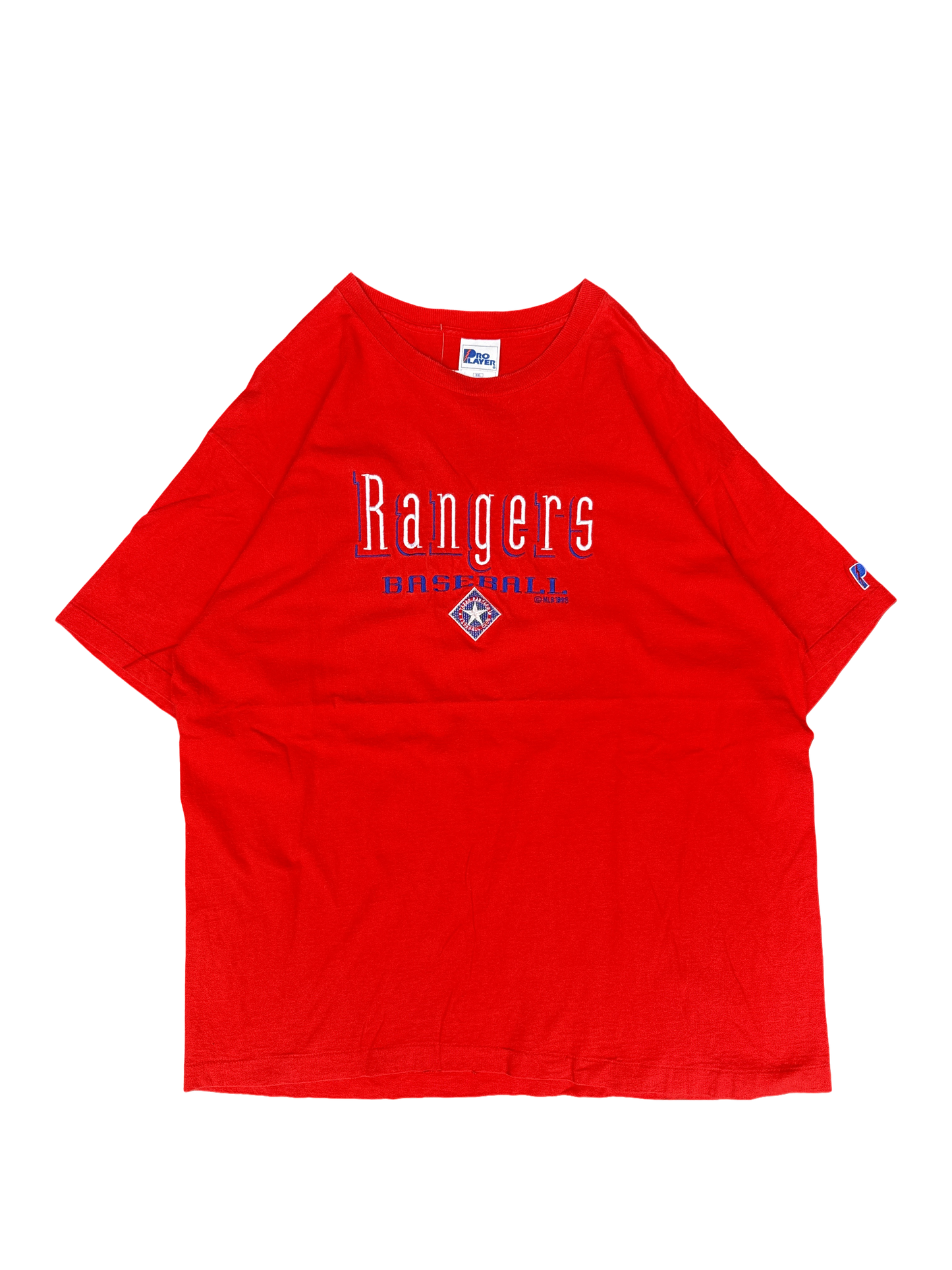 1990s Pro Player Rangers Baseball T-Shirt (XXL)