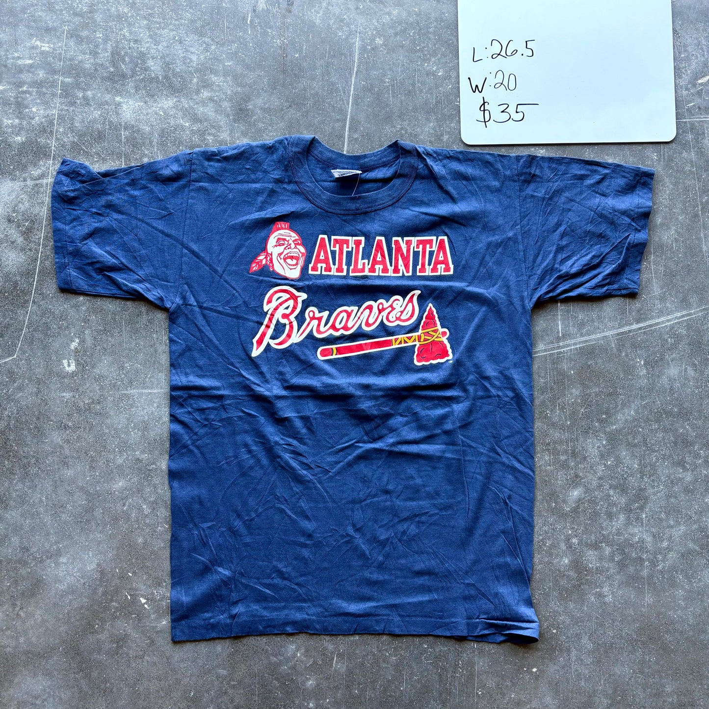 1990s Starter Atlanta Braves Graphic Tee (XL)