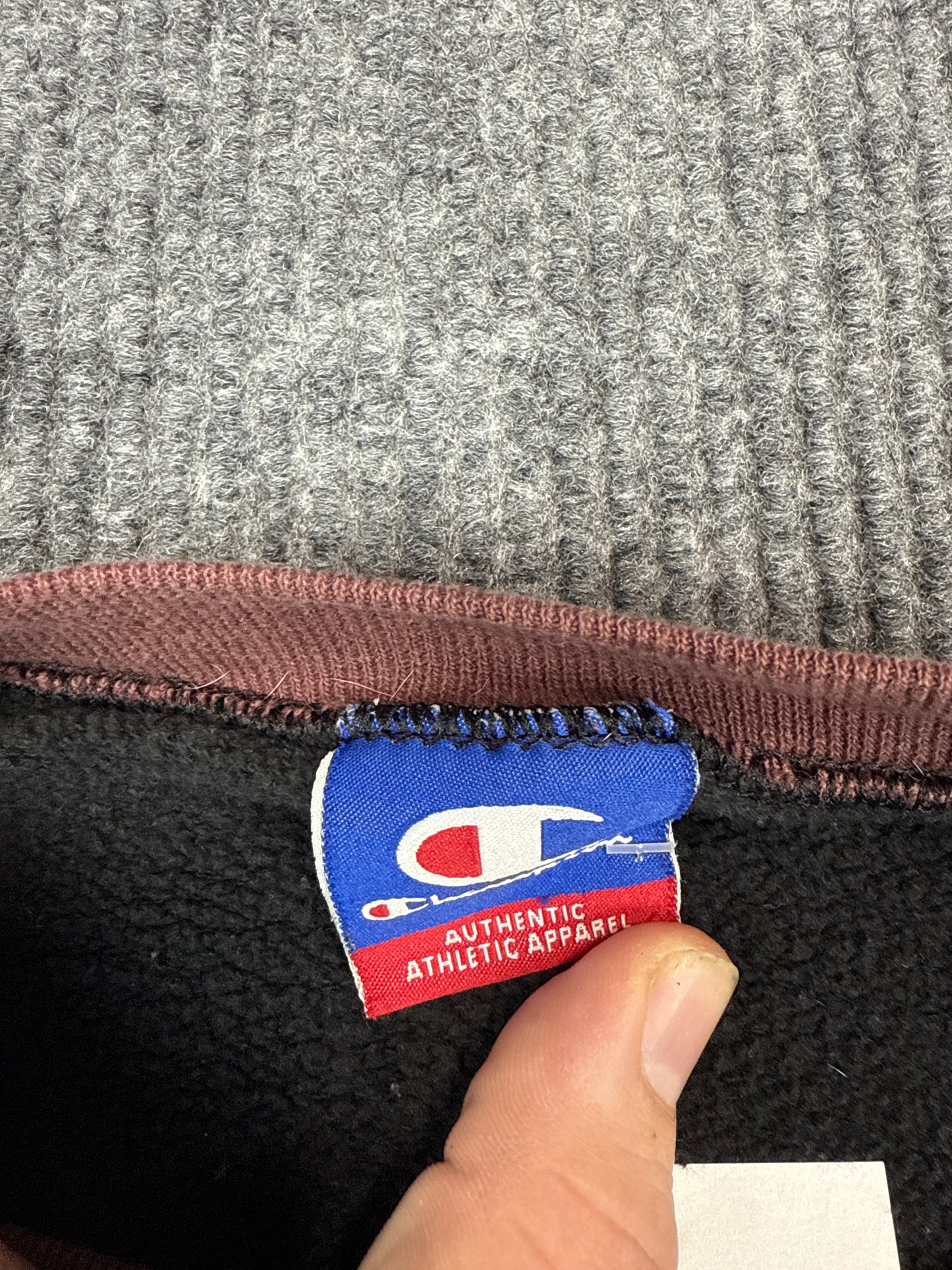 1990s Champion Two-Tone Crewneck Pullover (2XL)