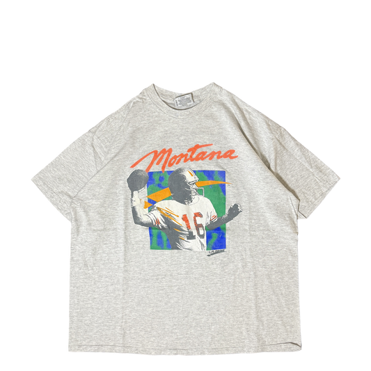 1990s L.A. Gear Joe Montana Graphic Tee (XL)