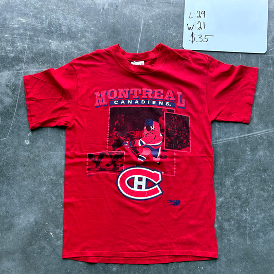 1990s Montreal Canadiens Chalk Line Graphic Tee (XL)