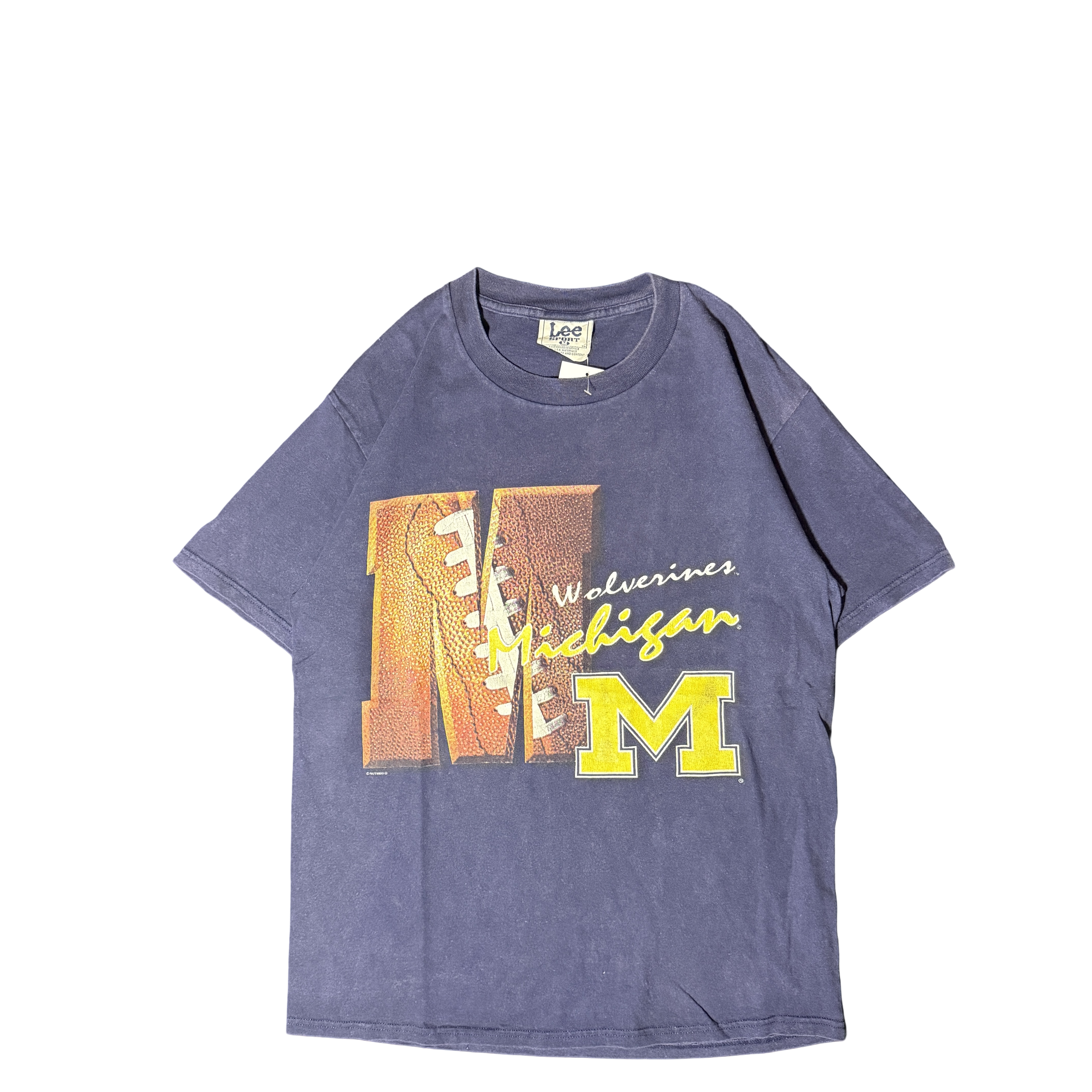 1990s Lee Sport Michigan Wolverines Graphic Tee (M)