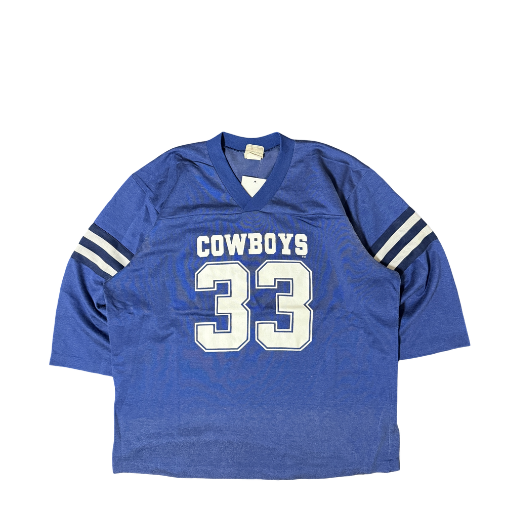 1980s Cowboys #33 NFL Jersey Tee (L)