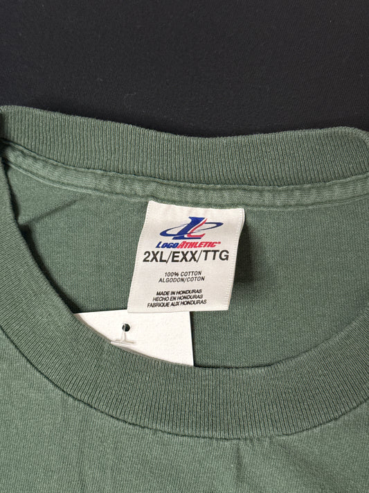 1990s Green Bay Packers Logo Athletic Graphic Tee (2XL)