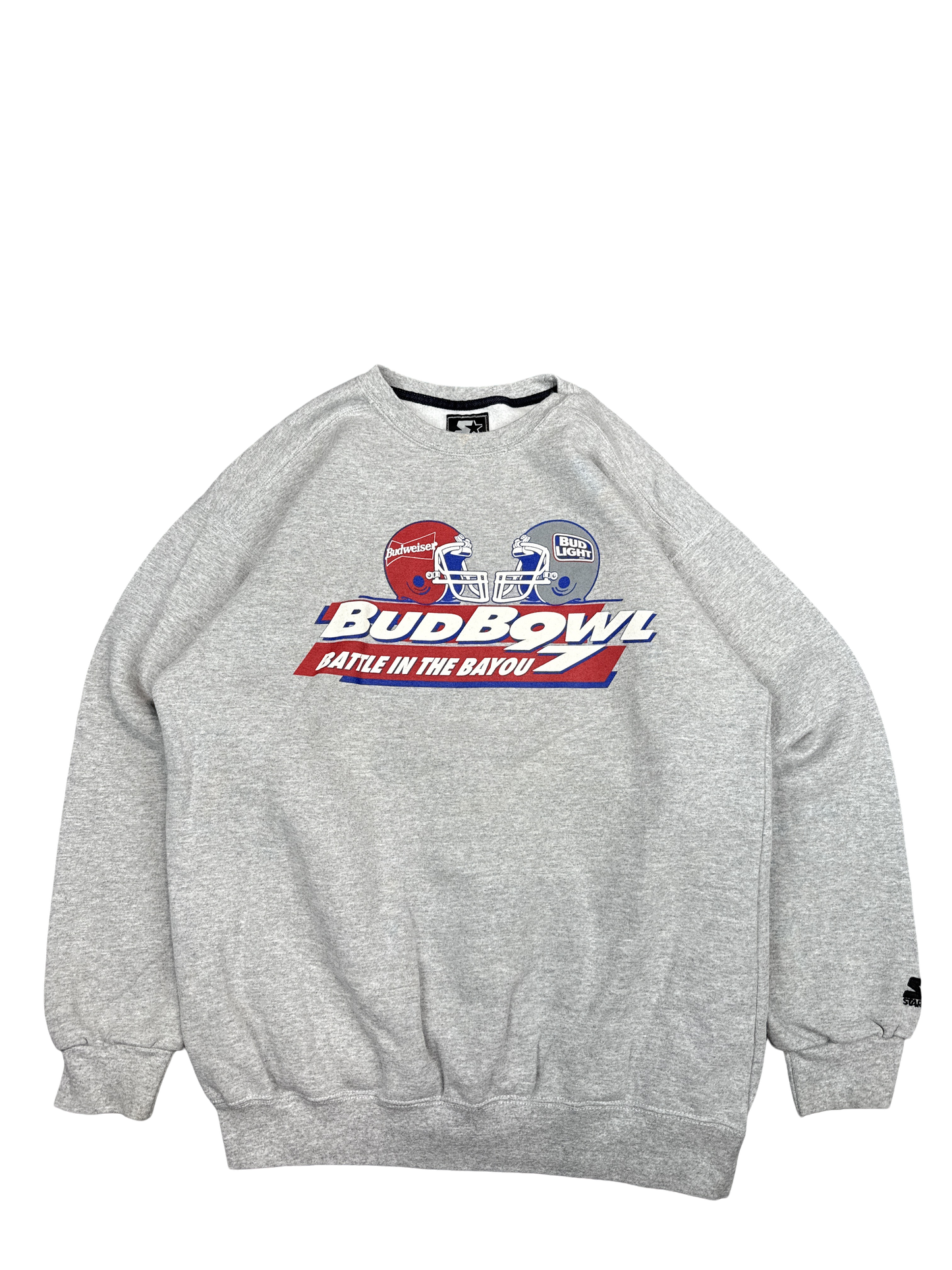 1990s Starter Bud Bowl 'Battle in the Bayou' Sweatshirt (XL)