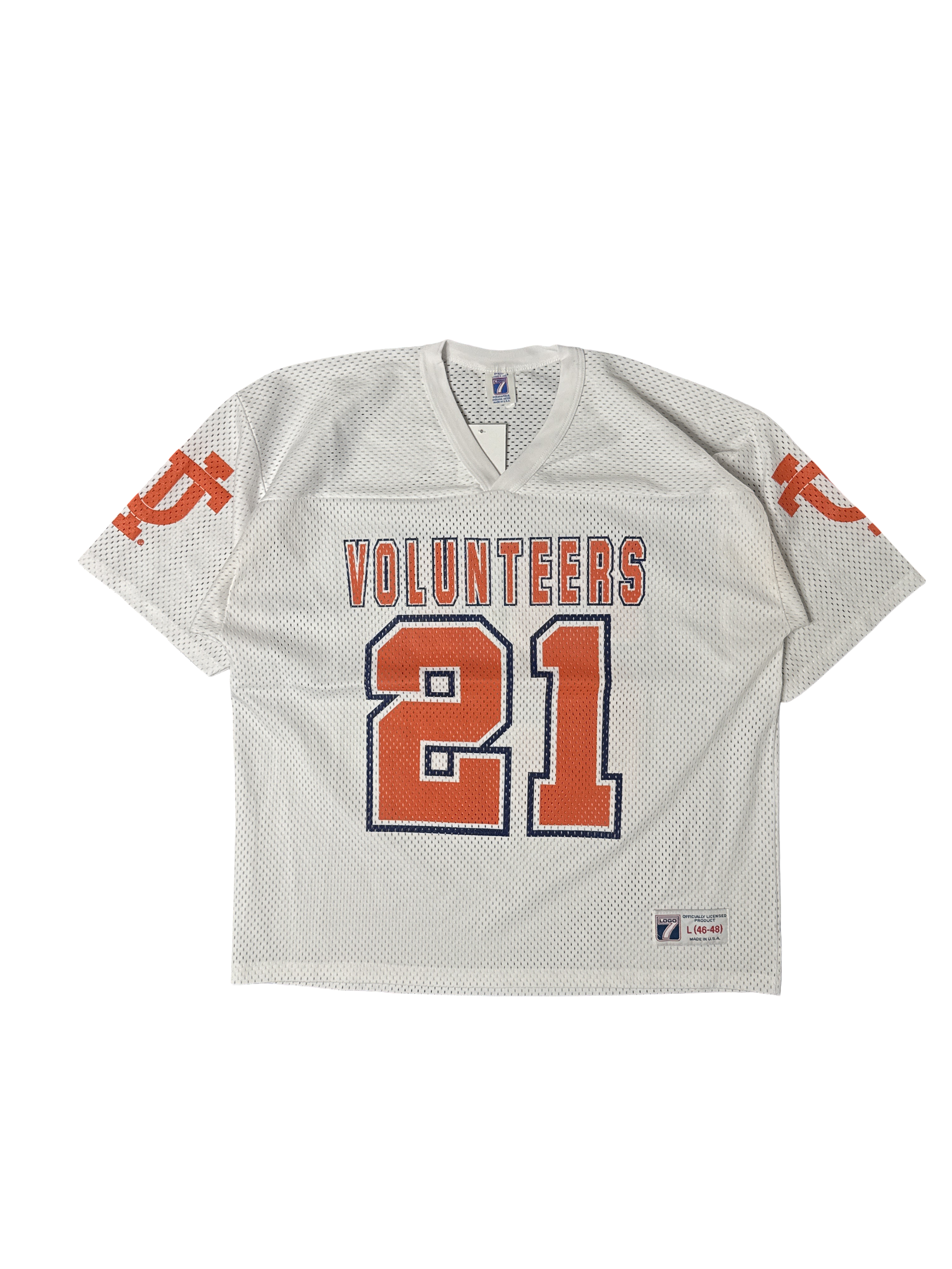 1990s Logo 7 Volunteers Mesh Football Jersey (L)