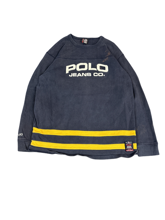 1990s Polo Jeans Co. Crewneck Sweatshirt (M)