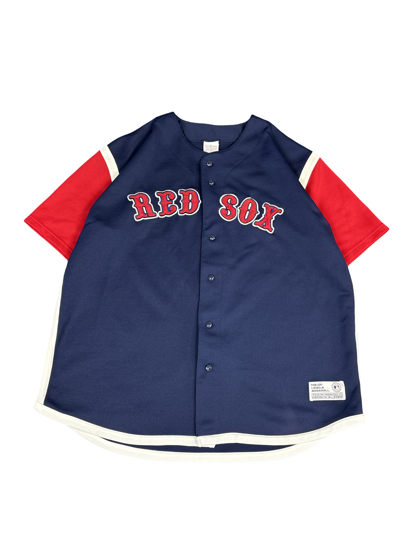 MLB Red Sox Button-Up Jersey by The Fanatics (2XL)