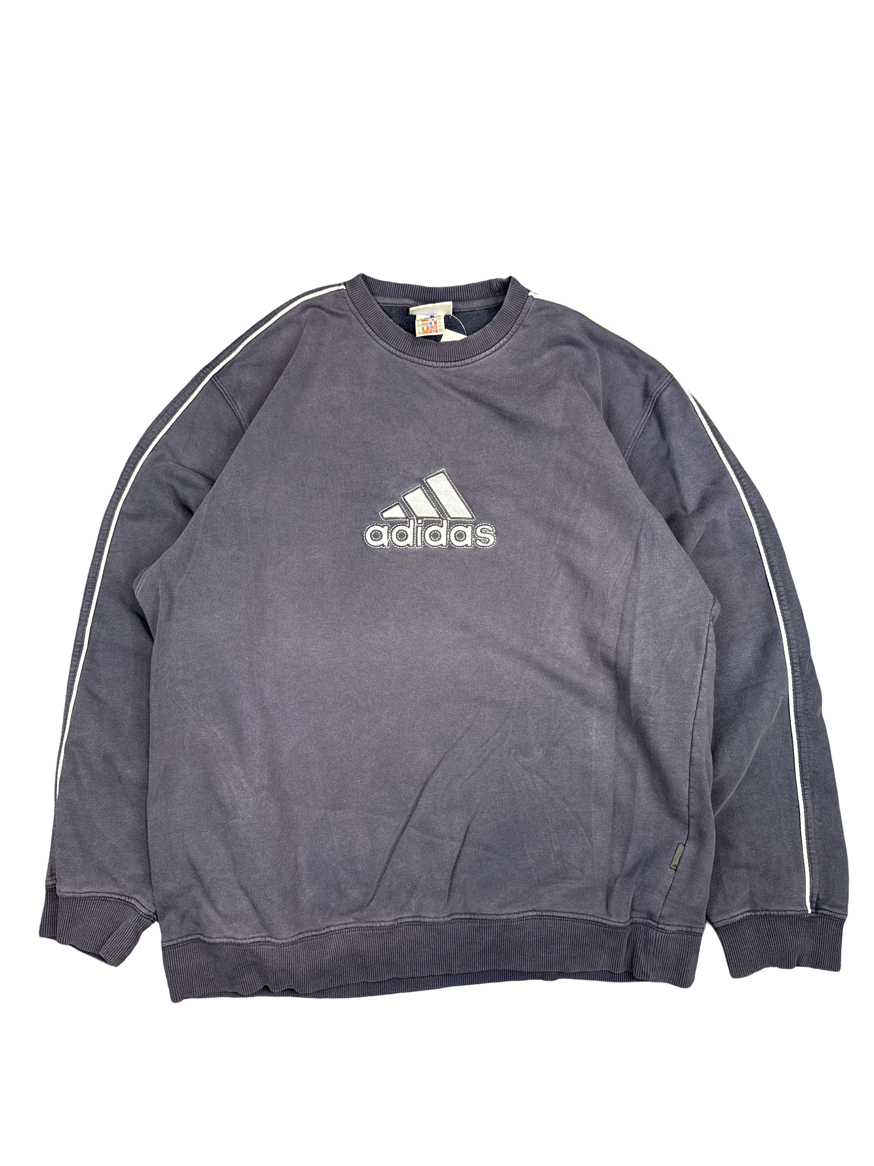 Adidas Classic Logo Pullover Sweatshirt (L)