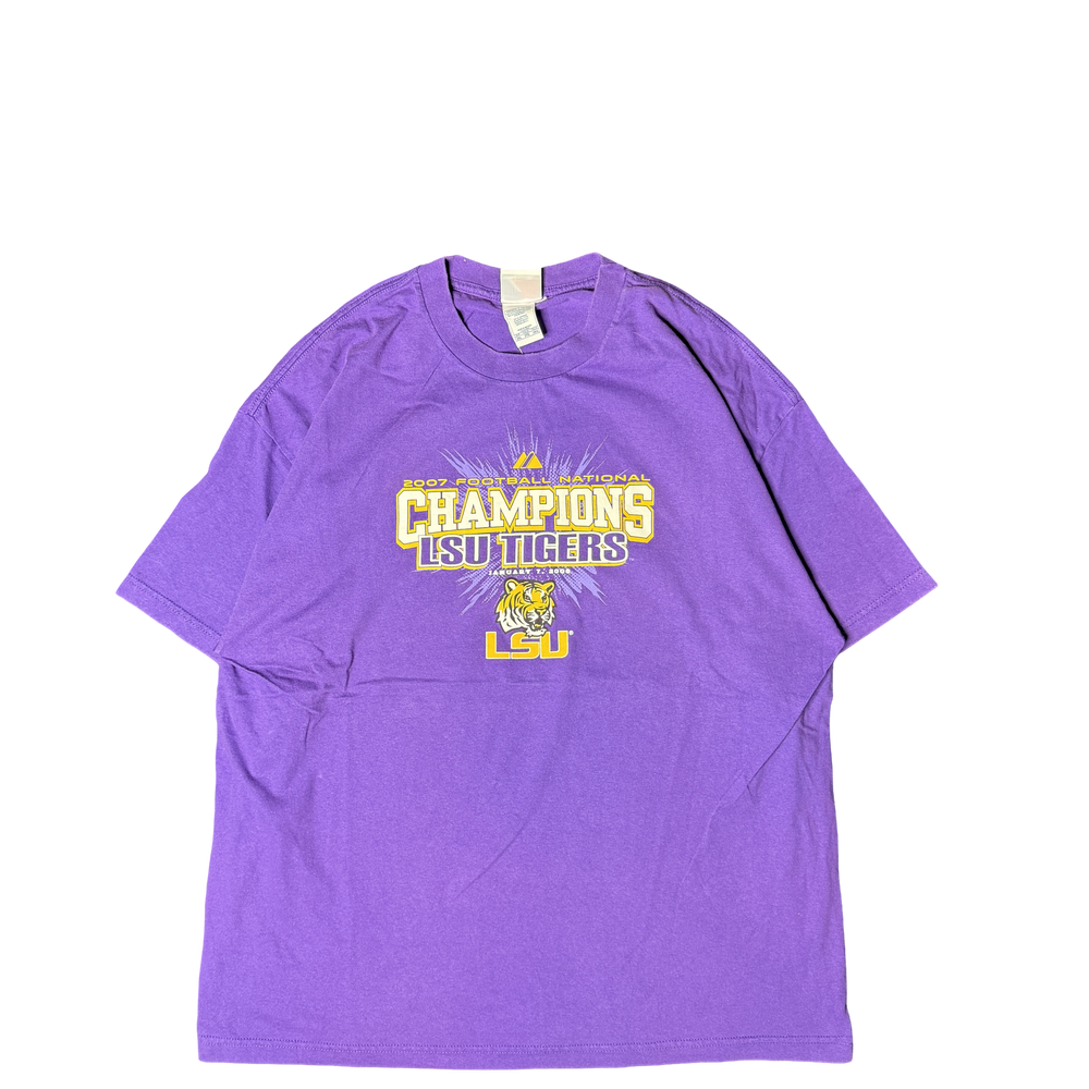 2007 LSU Tigers Champions Majestic Graphic Tee (2XL)