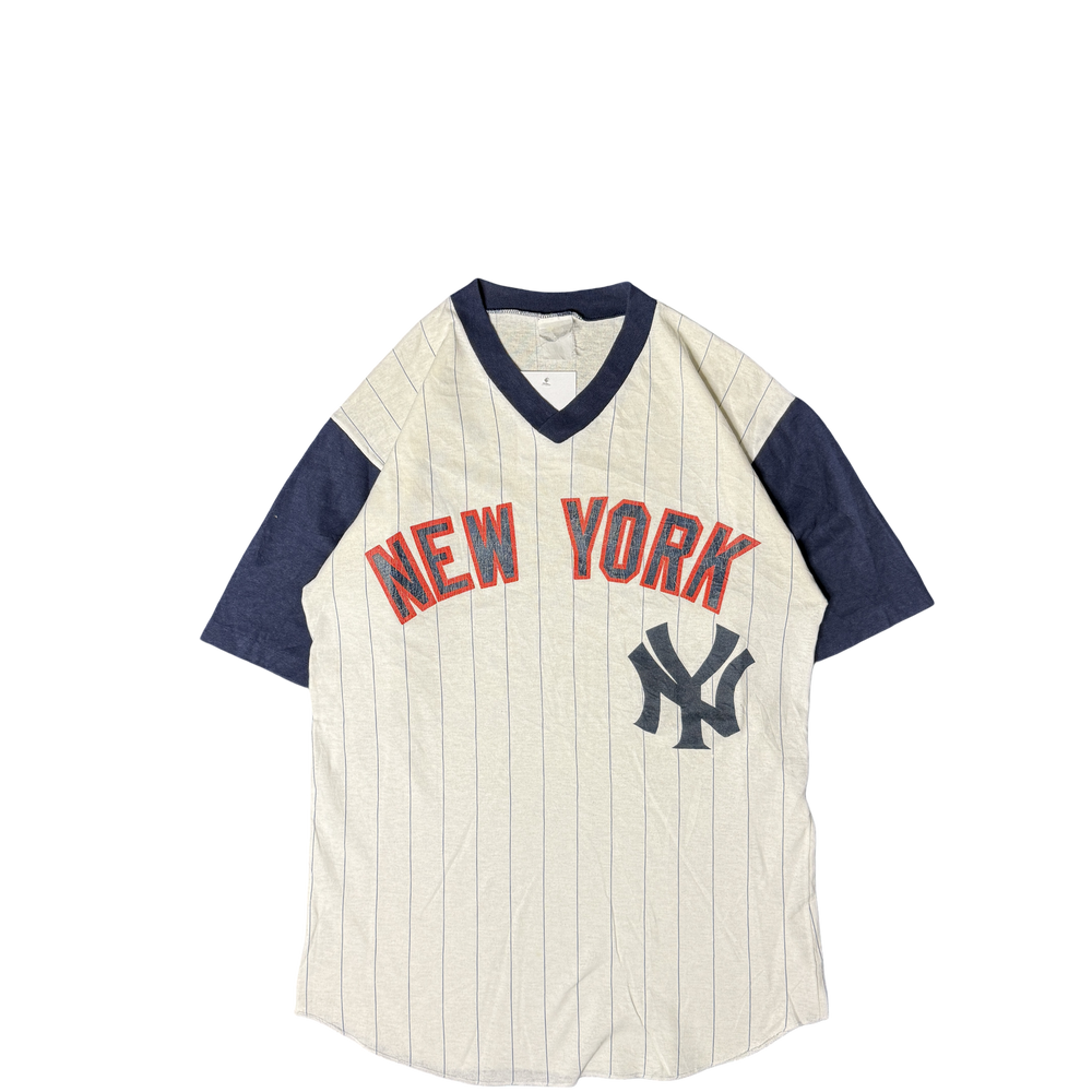 Retro New York Yankees Baseball Tee (S)
