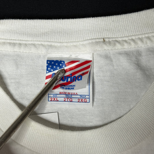 1990s New York Yankees Major League Baseball Patriotic Graphic Tee (2XL)