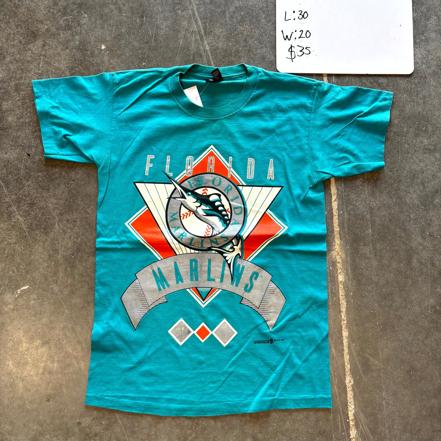 1990s Florida Marlins Graphic Tee (M)