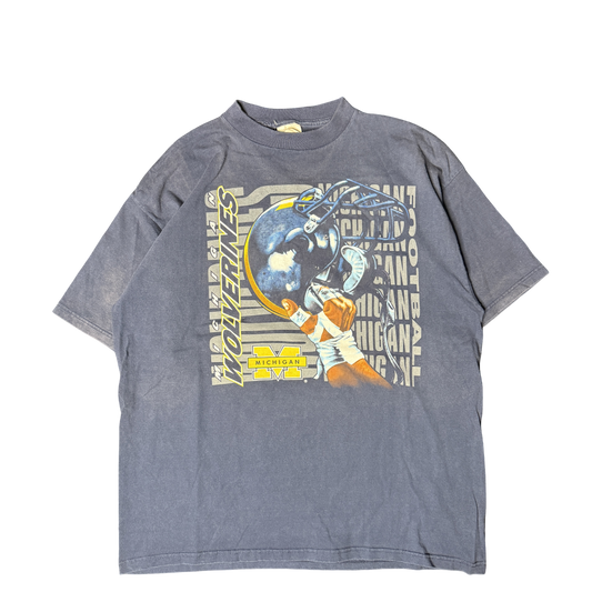 1990s Michigan Wolverines Football Graphic Tee (XXL)