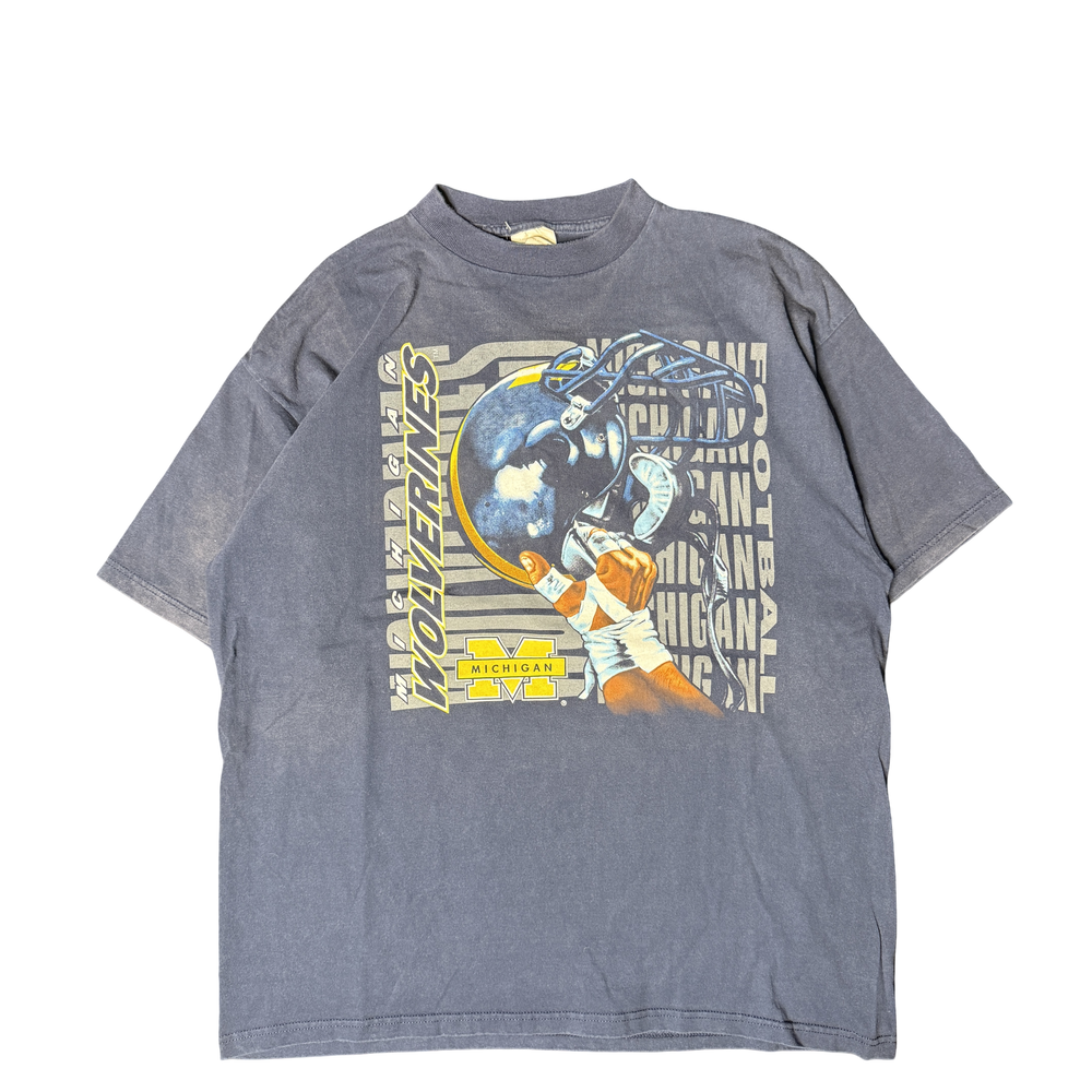 1990s Michigan Wolverines Football Graphic Tee (XXL)