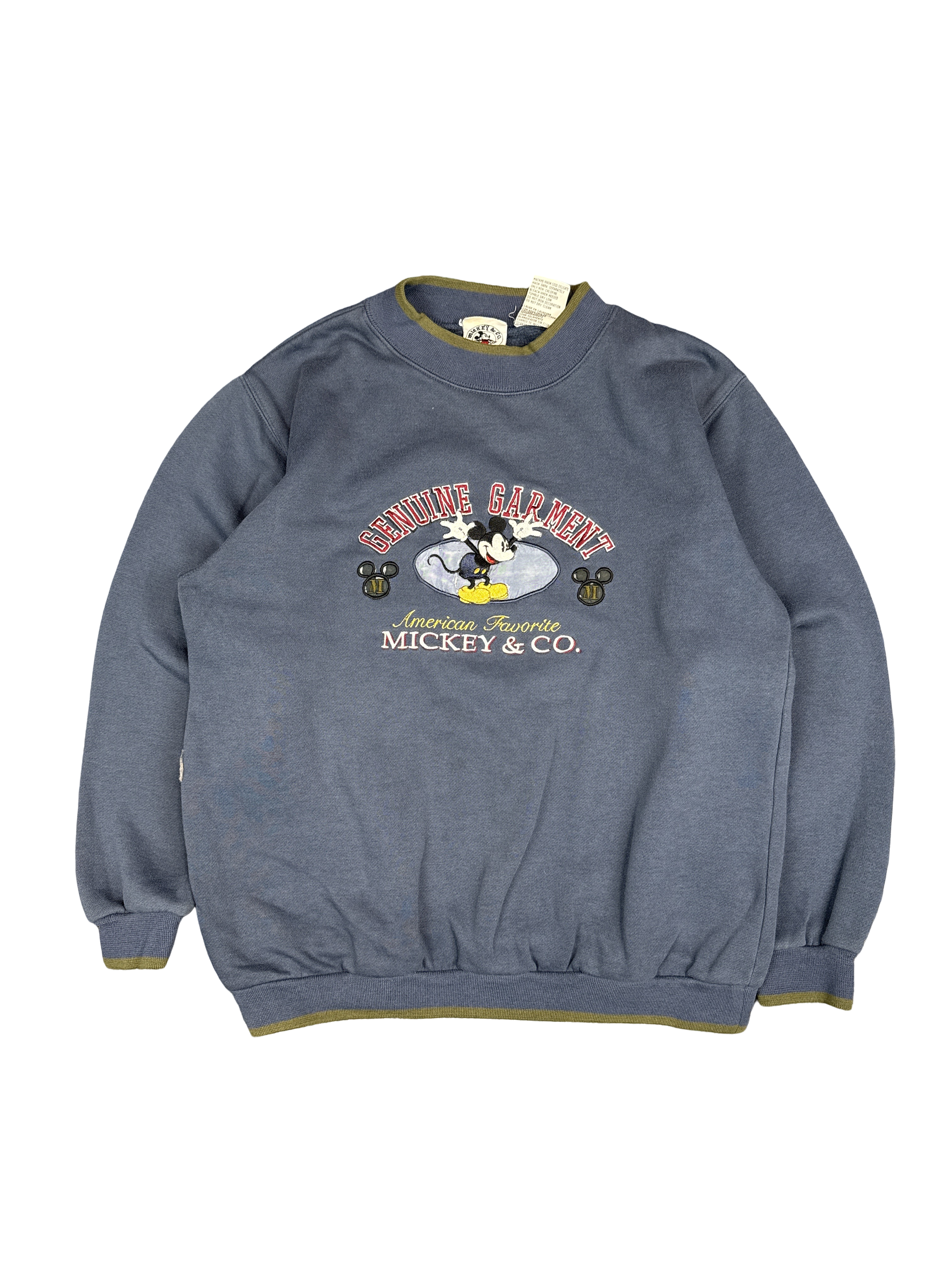 1990s Mickey & Co. Genuine Garment Sweatshirt (M)