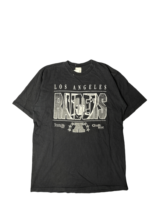 1990s Los Angeles Raiders Chalk Line Graphic Tee (2XL)