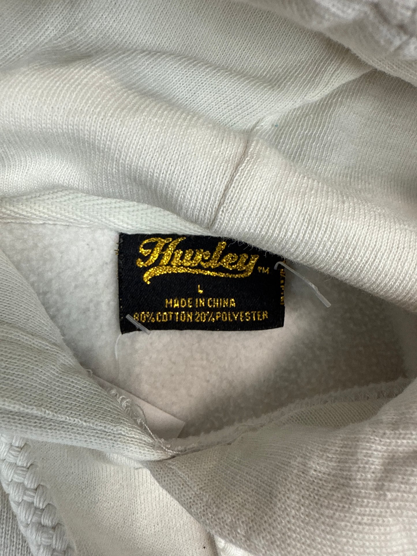 Y2K Hurley Pink Logo Hoodie (L)