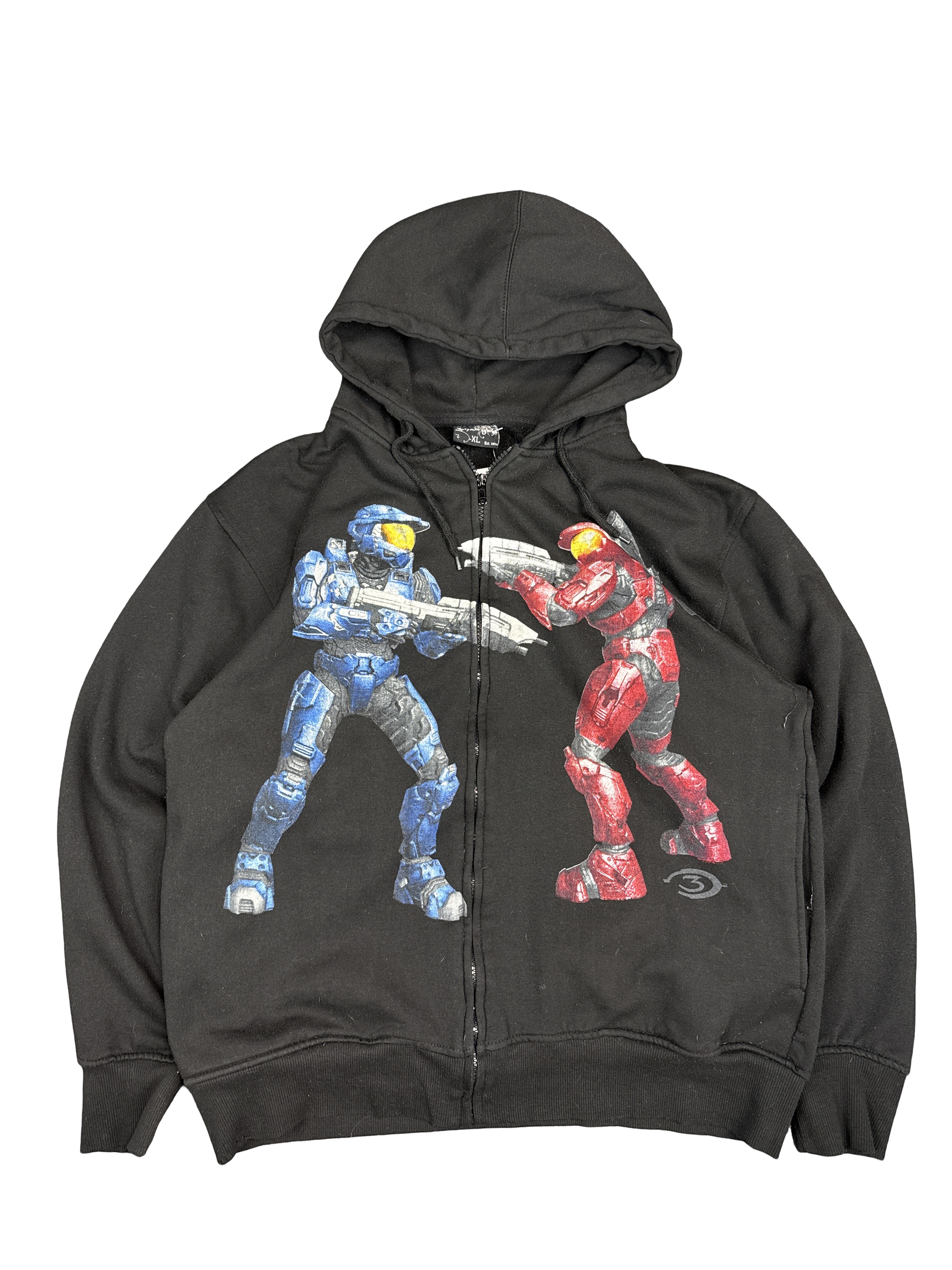 2000s Halo Spartan Battle Zip Hoodie (XL)