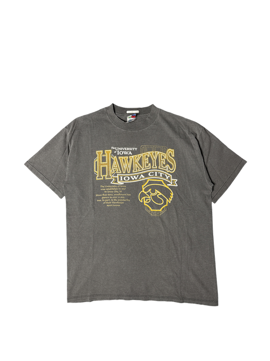 1990s University of Iowa Hawkeyes Graphic Tee (L)