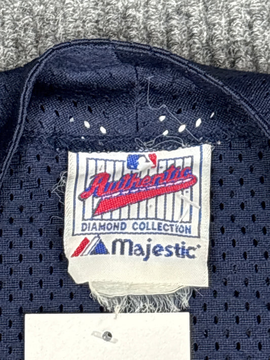 1990s Majestic New York Yankees Mesh Baseball Jersey (2XL)