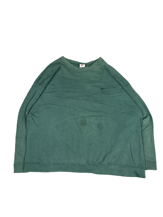 Nike Green Crewneck Pullover Sweatshirt (2XL)