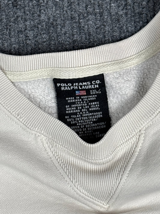 Polo Jeans Co. Ralph Lauren USA Flag Sweatshirt (XXL)