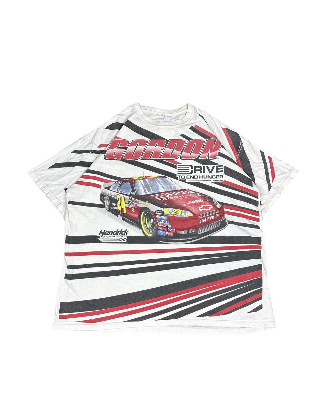 2000s NASCAR Jeff Gordon Drive to End Hunger Graphic Tee (2XL)