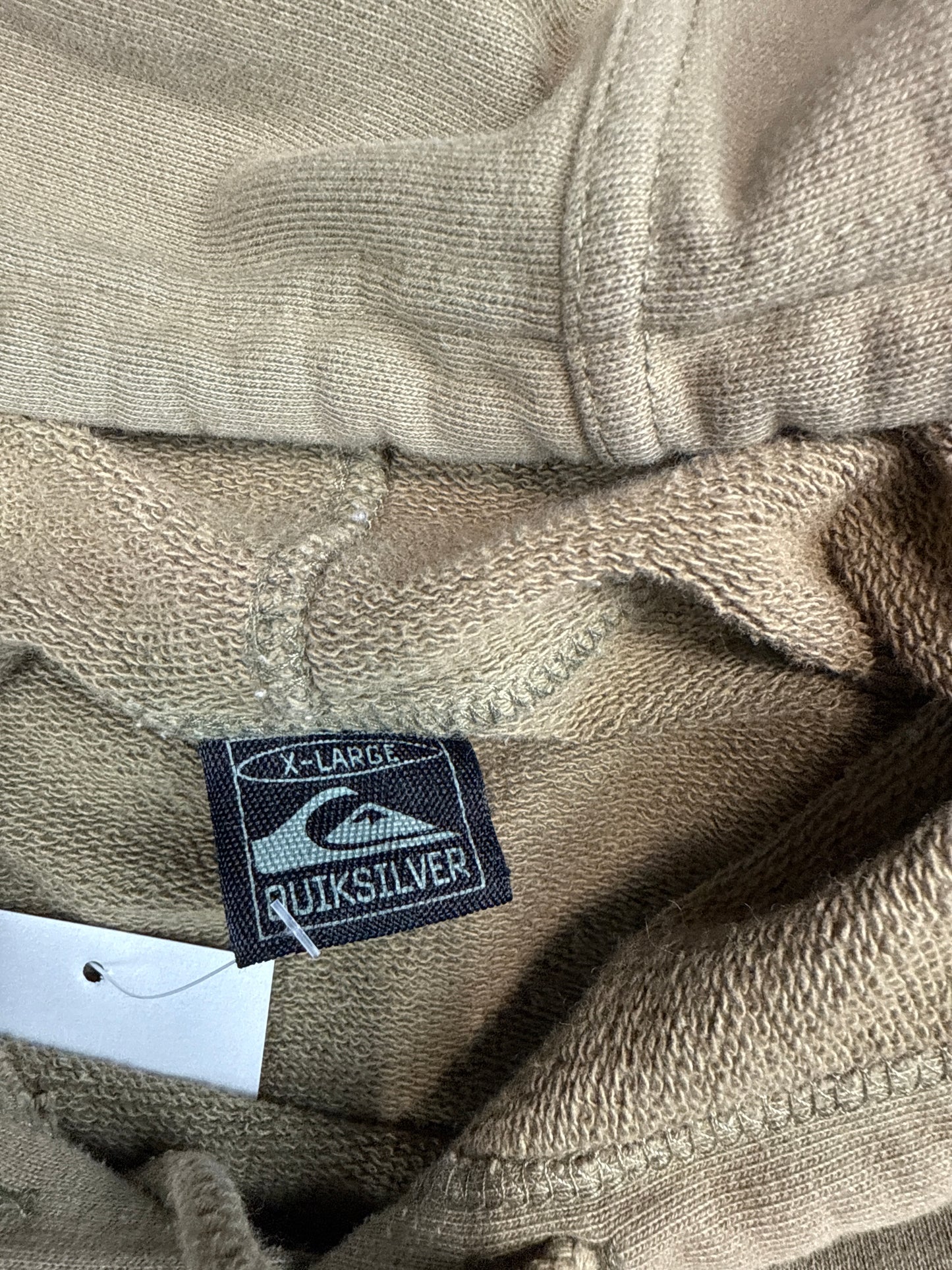 Quiksilver Tan Floral Graphic Hoodie (XL)