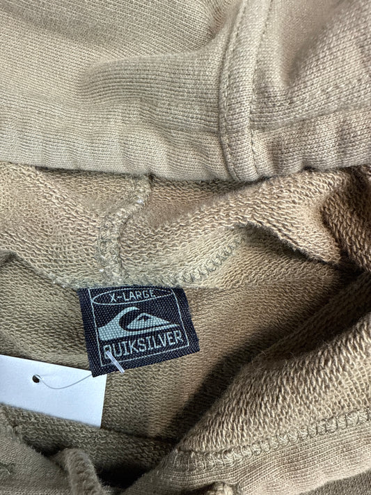 Quiksilver Tan Floral Graphic Hoodie (XL)