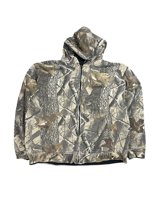 Camo Hunting Zip Hoodie by The Atelier (XL)
