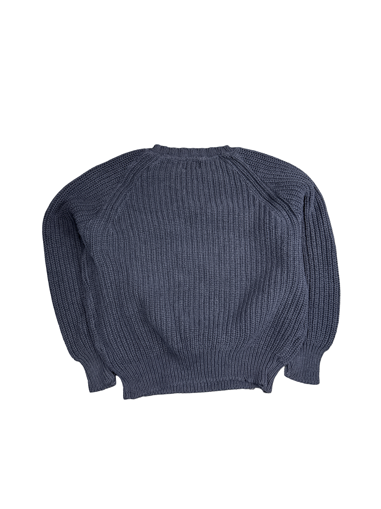 Gregory John Navy Knit Pullover Sweater (M)