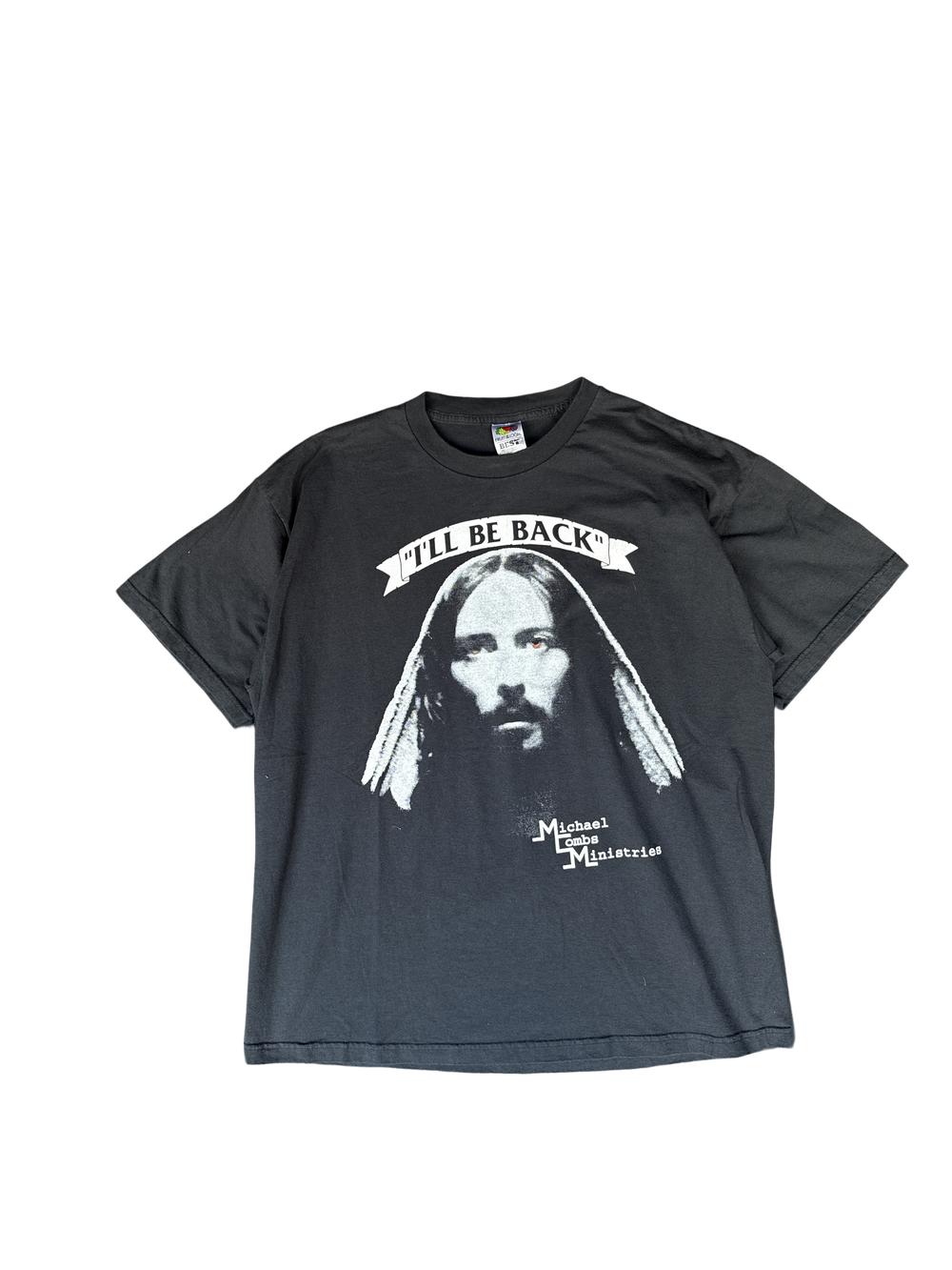 1990s Michael Combs Ministries I'll Be Back Religious Graphic Tee (XL)